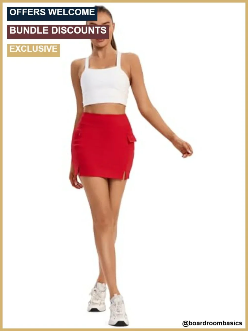 Mini Cargo Skort with Pockets High Waisted Athletic Tennis Skirt Summer Outfits